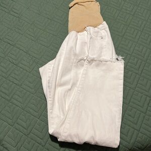Jessica Simpson maternity XL white skinny jeans